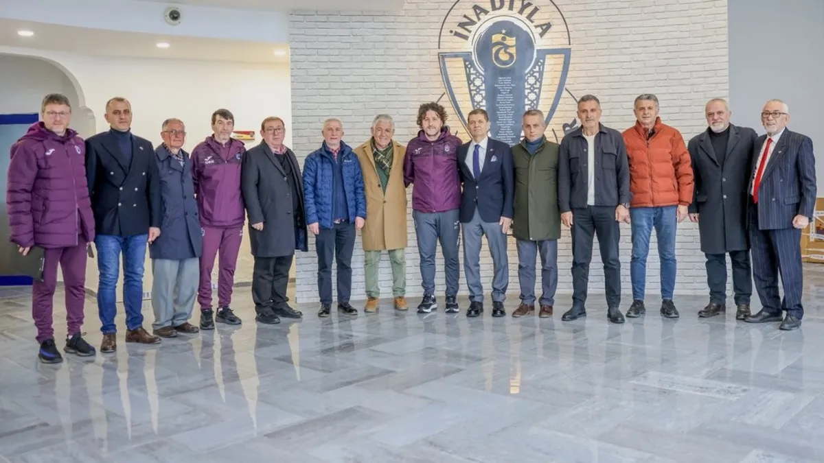 Trabzonspor'da kurul başkanlarından Fatih Tekke'ye ziyaret