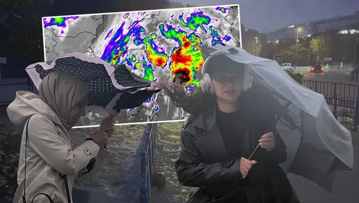 Meteoroloji'den İstanbul Dahil 48 İl İçin Sarı Ve Turuncu Kodlu Uyarı! Çok Kuvvetli Yağış Ve Fırtına Geliyor