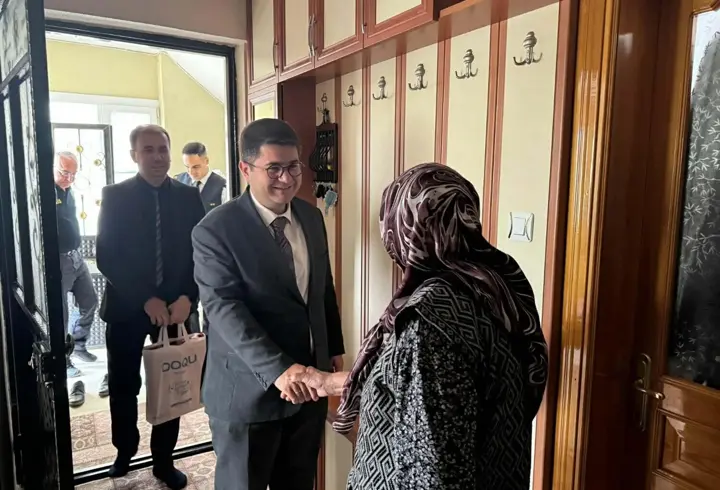 Kaymakam Özdemir'den şehit annelerine ziyaret
