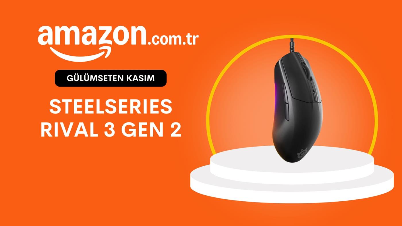 Amazon’da SteelSeries Rival 3 Gen 2 oyuncu faresinde dip fiyat fırsatı!