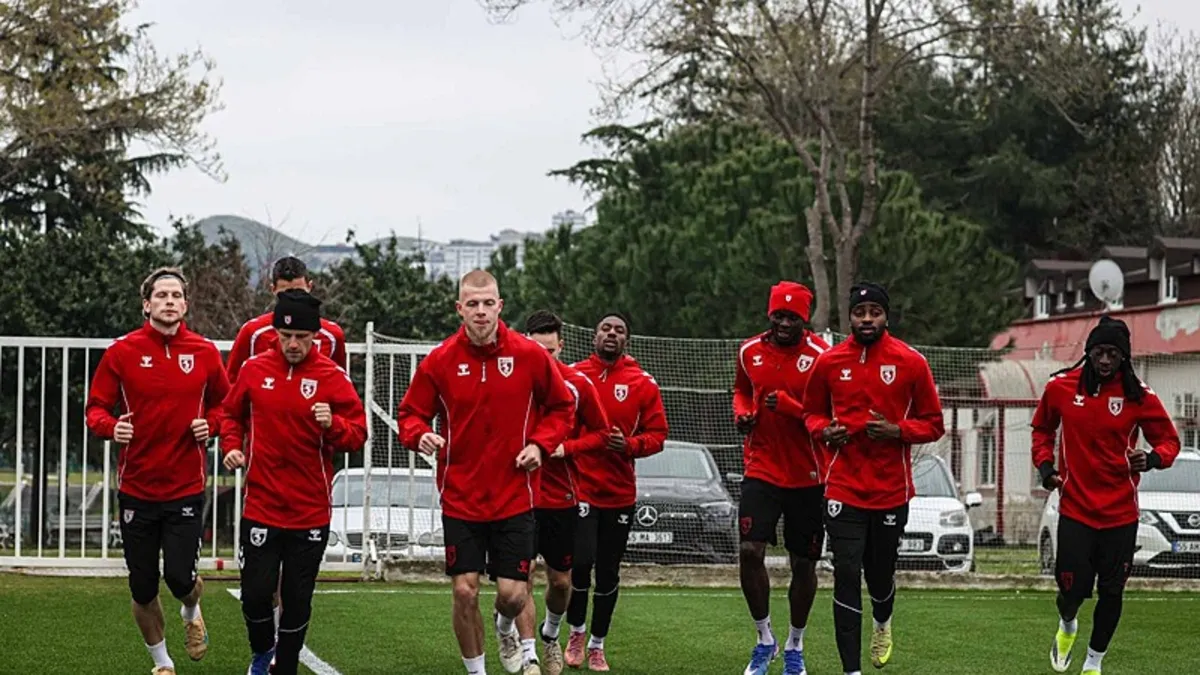 Samsunspor, Rayo Vallecano maçının hazırlıklarına başladı