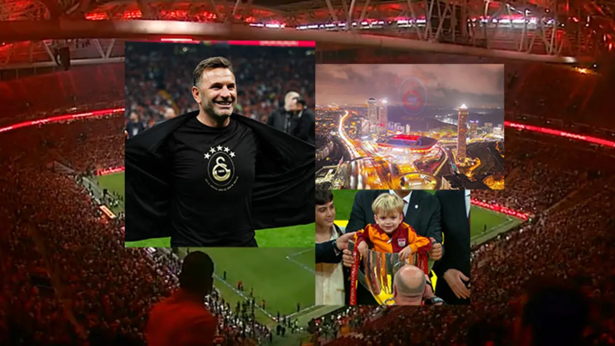 Galatasaray RAMS Park'ta şampiyonluğu kutladı!
