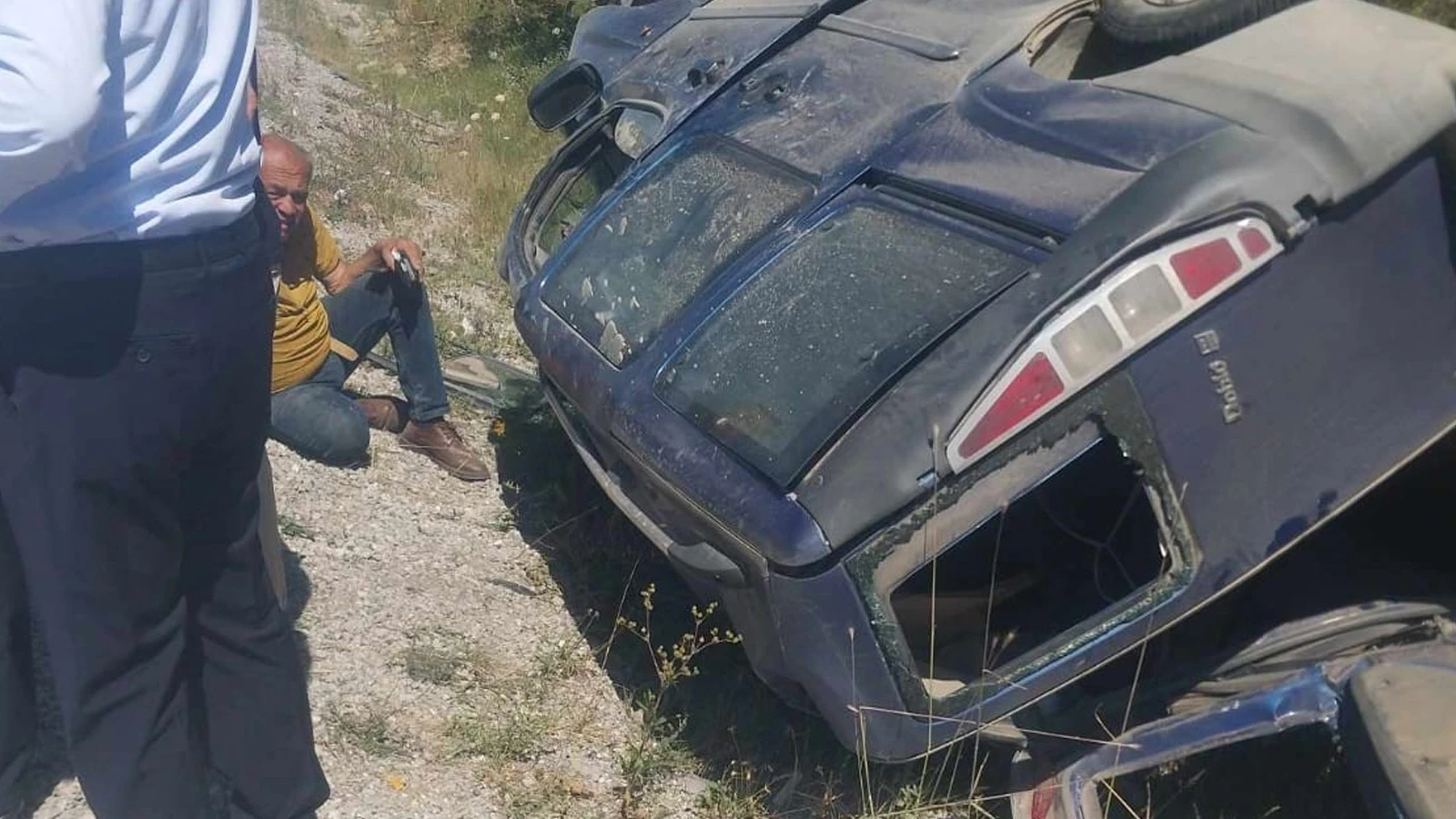 Kastamonu’da mucura kapılan araç şarampolde takla attı: 2 yaralı