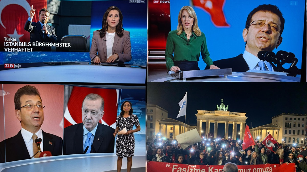 Avrupa'da gündem İmamoğlu: TV'lerde ilk haber oldu, her kentte eylem var