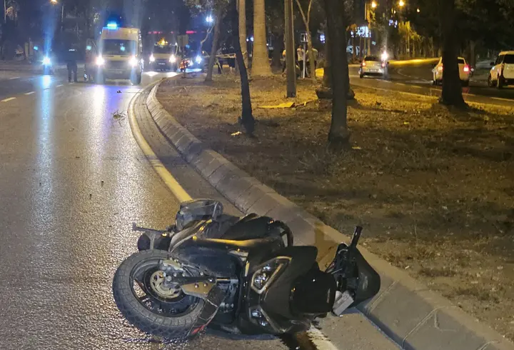 Devrilen motosiklet 90 metre sürüklendi: 1 ölü, 1 yaralı