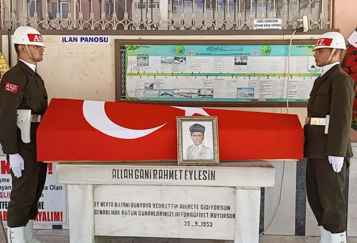 Kore gazisi Mehmet Esen, son yolculuğuna uğurlandı