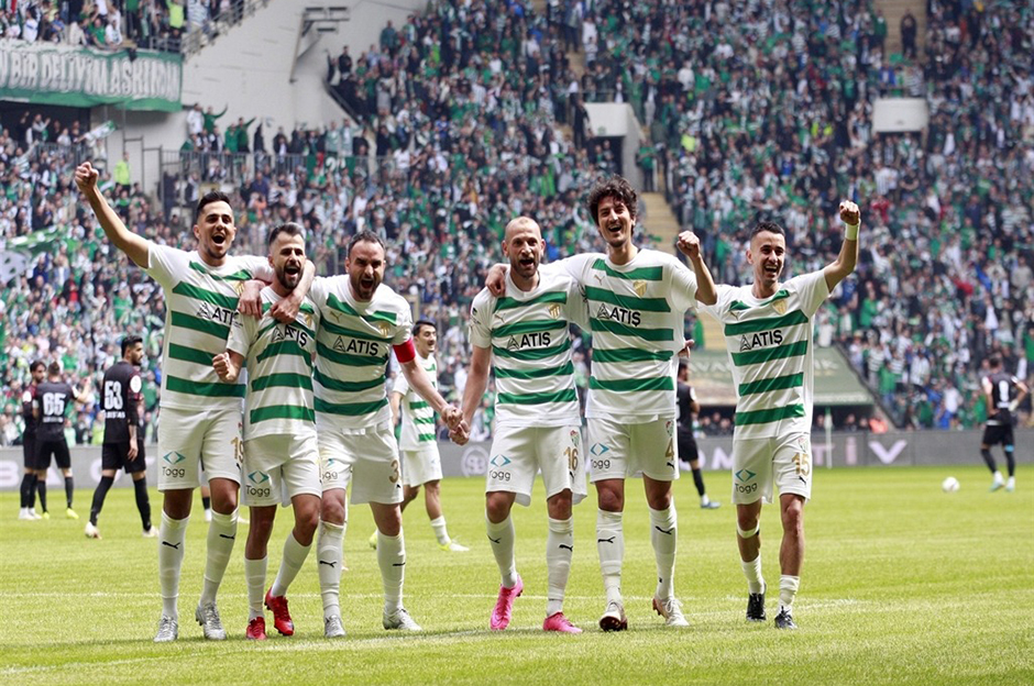 Bursaspor, Türkiye'deki 139 takım arasında bu alanda ilk sırada