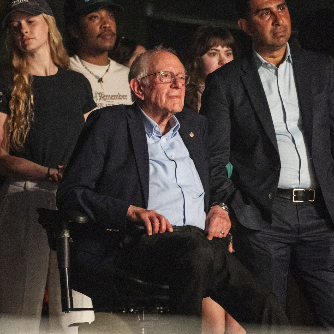 Bernie Sanders'tan müzik festivaline sürpriz ziyaret