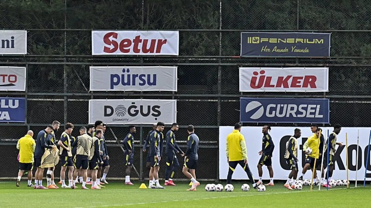 Fenerbahçe Ferencvaros maçının hazırlıklarını tamamaldı