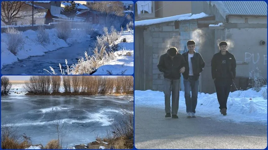 Kars ve Ardahan'da soğuk hava etkili oluyor