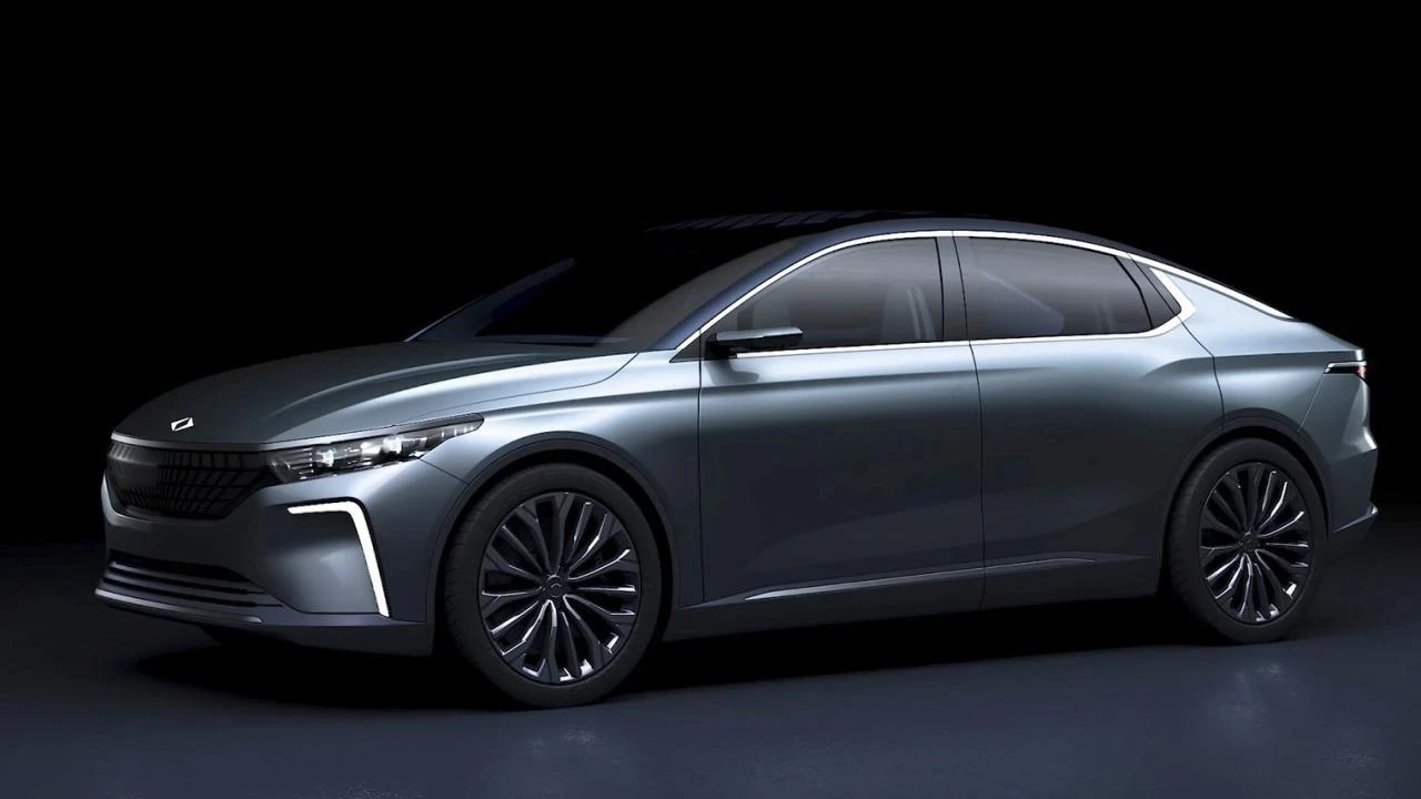TOGG'un yeni sedan modeli T10F Ayvalık'ta görüntülendi
