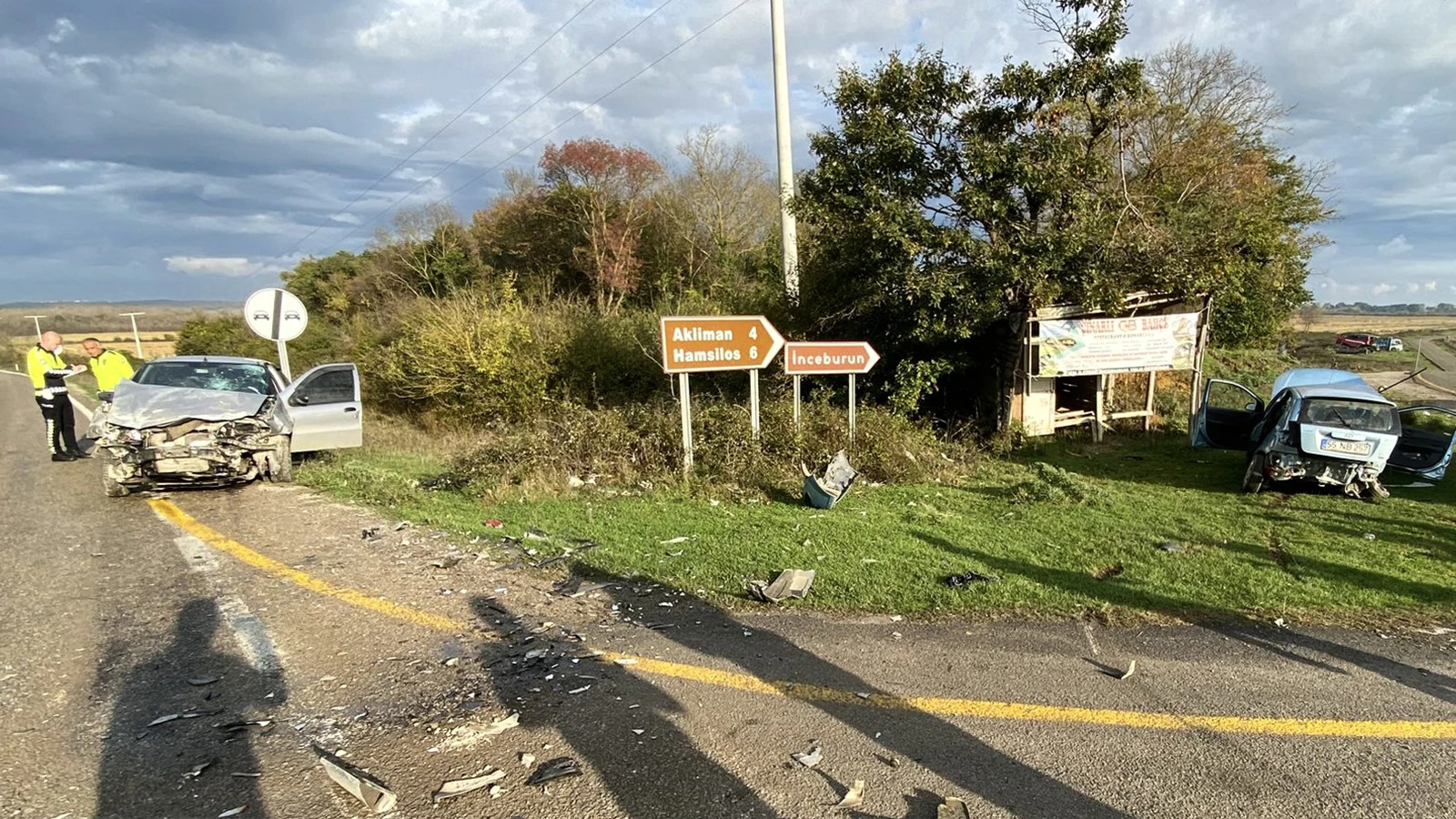 Sinop'ta feci kaza: Ölü ve yaralılar var