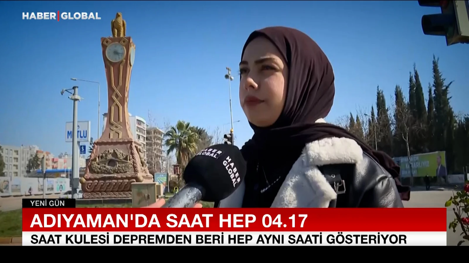 Adıyaman’da saat hep 04.17: Kule yenilendi, saat tamir edilmedi
