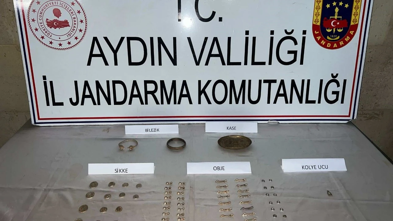Aydın’da 3,5 milyon TL'lik tarihi eser operasyonu