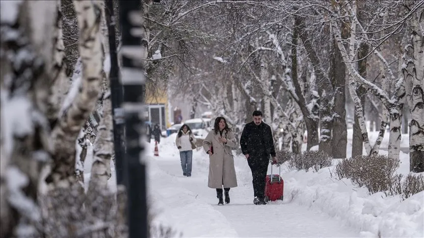 Erzurum'da olumsuz hava koşulları nedeniyle "taşımalı" eğitime yarın ara verildi