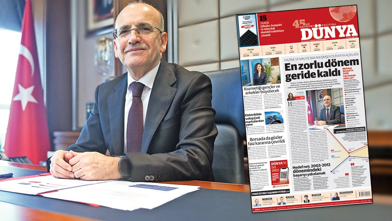 Hazine ve Maliye Bakanı Mehmet Şimşek: En zorlu dönem geride kaldı