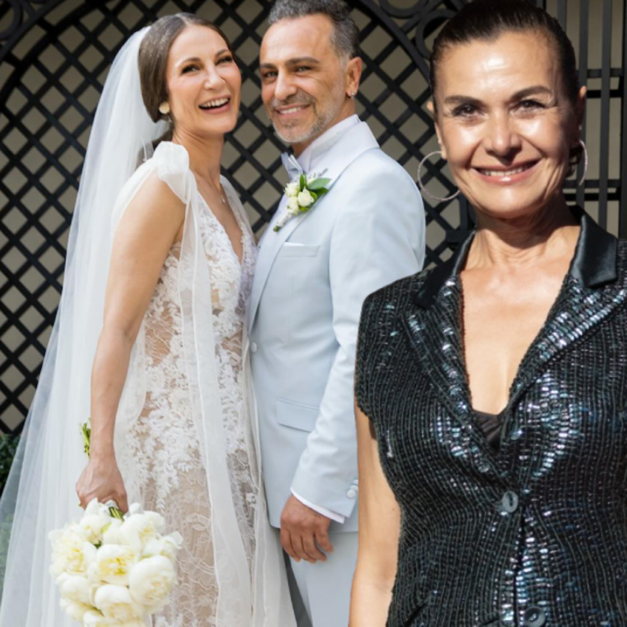 Gelinliği manevi annesinden