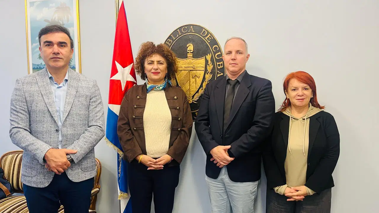 Kesk'ten Küba Büyükelçiliği’ne Dayanışma Ziyareti