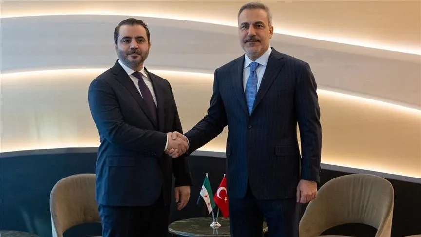 Dışişleri Bakanı Fidan, Suriyeli mevkidaşı Şeybani ile görüştü