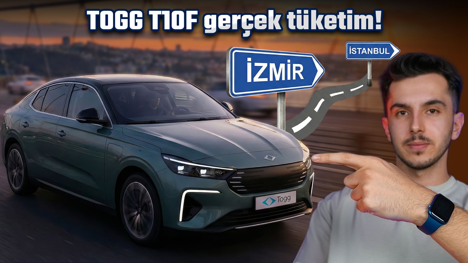 TOGG T10F ile İzmir’den İstanbul’a uzun yol testi!
