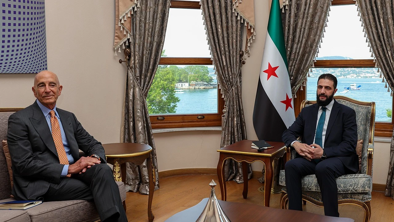 Son dakika: Ahmet Şara, ABD'nin Ankara Büyükelçisi Barrack'ı kabul etti