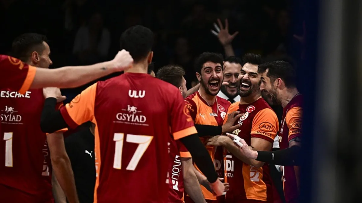 Galatasaray HDI Sigorta deplasmanda Halkbank'ı yendi!