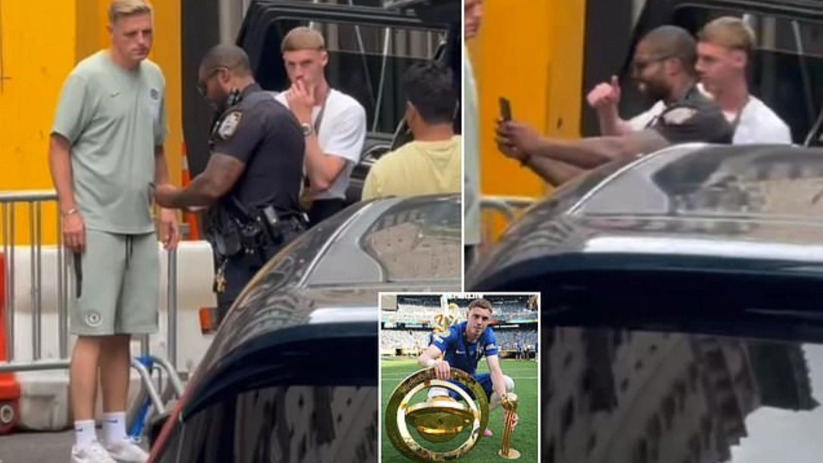 Cole Palmer Amerikan polisi tarafından durduruldu, olay göründüğü gibi değil!