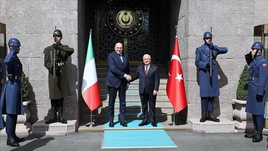 Bakan Güler, İtalya Savunma Bakanı Guido Crosetto ile bir araya geldi