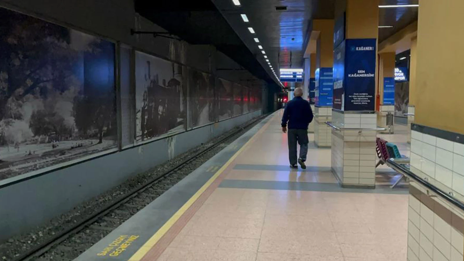 Belediye ile anlaşamayan işçiler greve gitti; metro seferlerini stajyerler yaptı