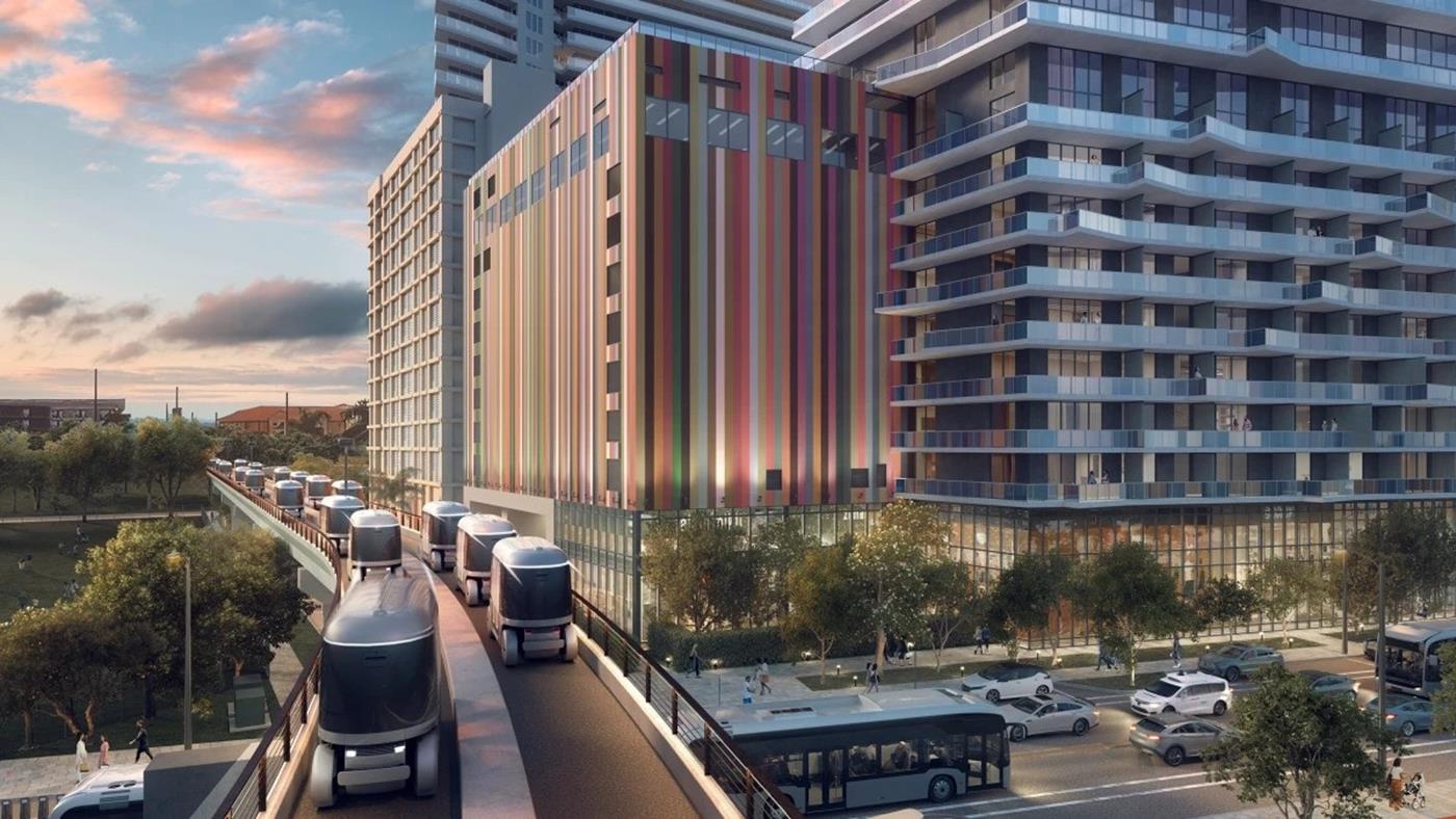Atlanta'da küçük kapsüllerden oluşan otonom toplu taşıma sistemi inşa ediliyor