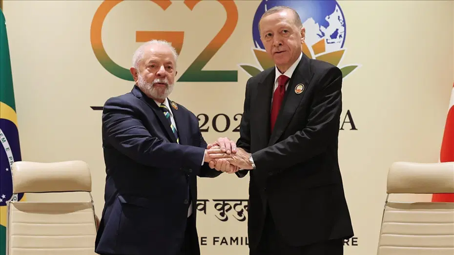 Cumhurbaşkanı Erdoğan, Brezilya Devlet Başkanı Lula da Silva ile görüştü