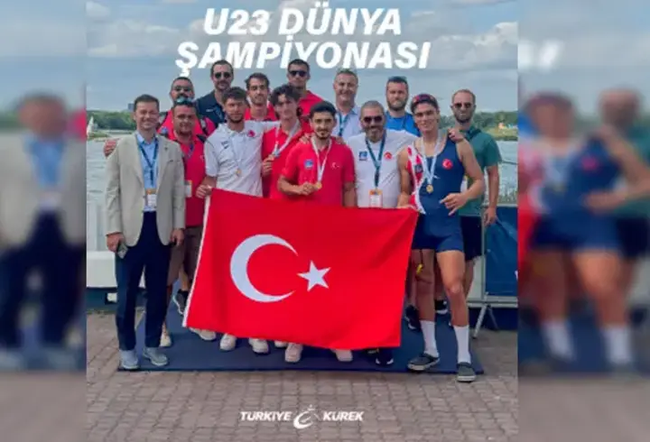 Kürekte tarihi başarı! 3 kategori 3 altın madalya