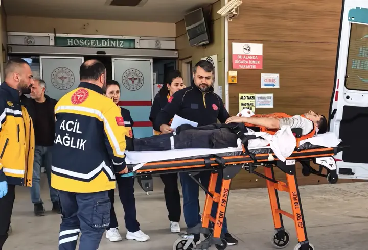 İnegöl’de elini bıçkı makinesine kaptıran işçi yaralandı