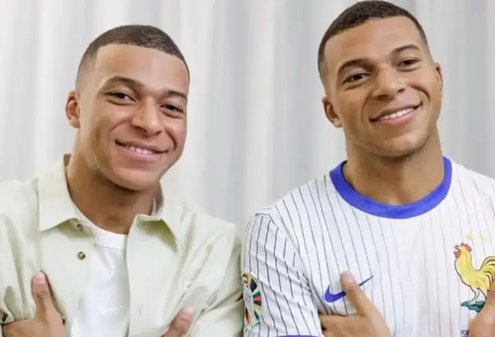 Kylian Mbappe, bal mumu heykelini ziyaret etti