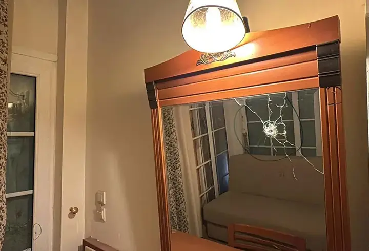 Cumhurbaşkanı Erdoğan'ın 15 Temmuz'da kaldığı odada saldırı izleri