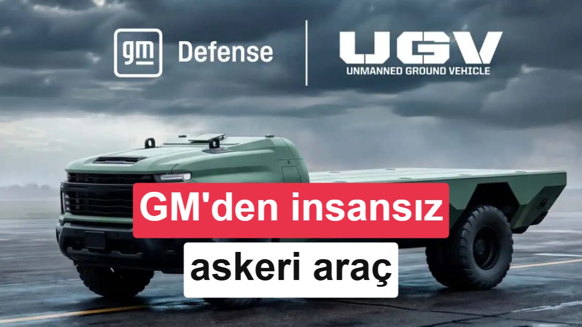 Chevrolet Silverado sürücüsüz askeri araca dönüştü: 3,6 ton taşıyor
