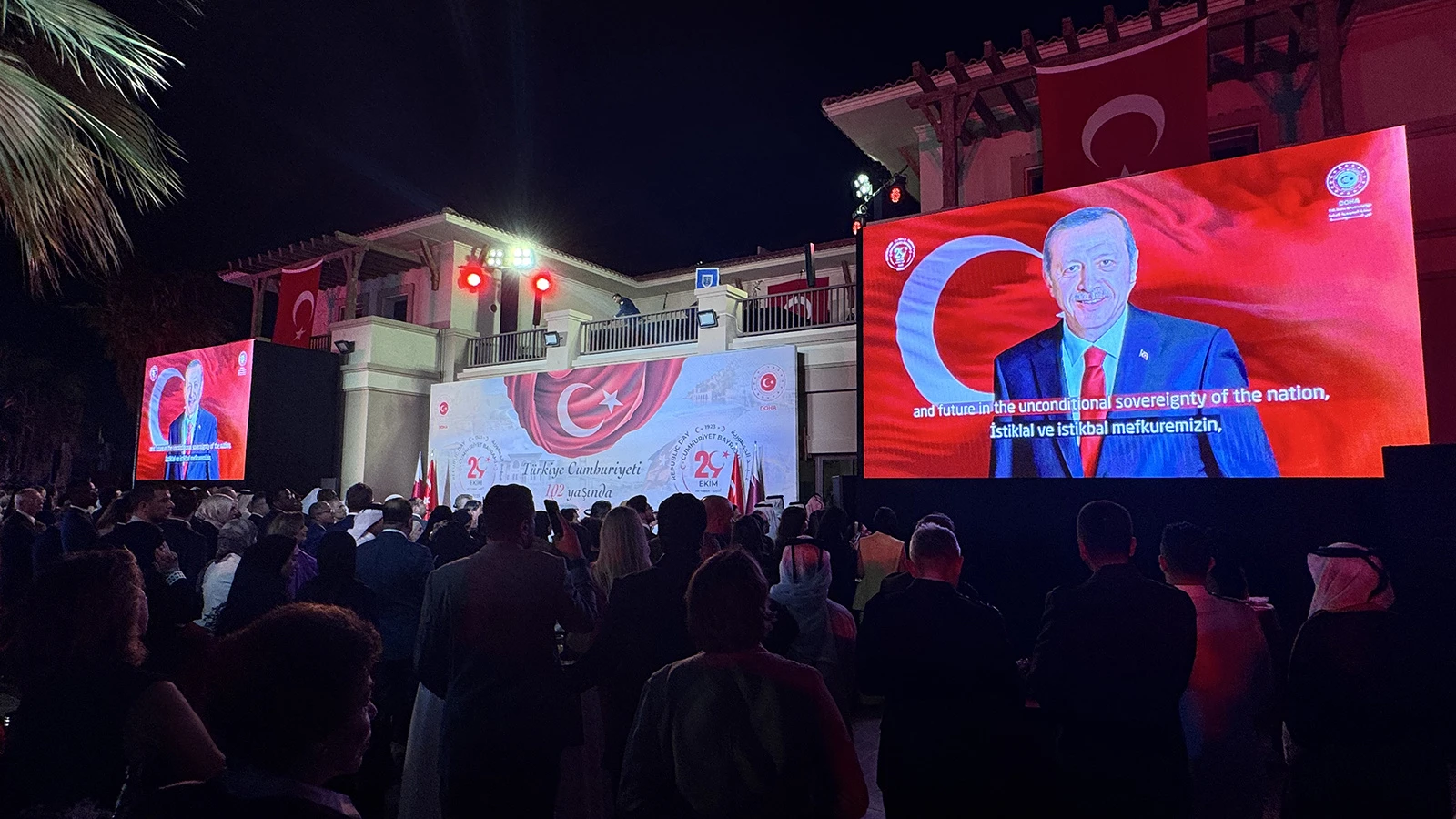 Katar'da 29 Ekim Cumhuriyet Bayramı için resepsiyon