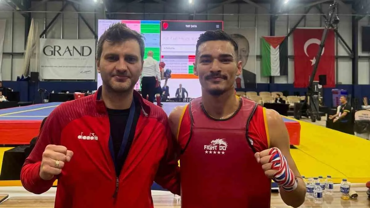 Sporcu Kutay Şimşek, Wushu Sanda Türkiye şampiyonu oldu!