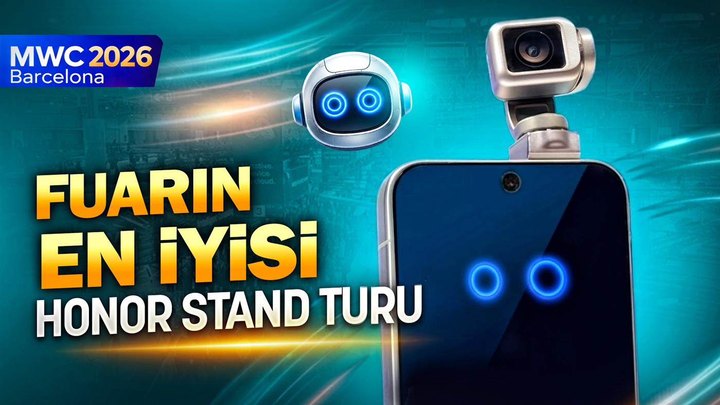 Gimbal kameralı Honor Robot Phone ve katlanabilir Magic V6 | Honor Stand Turu