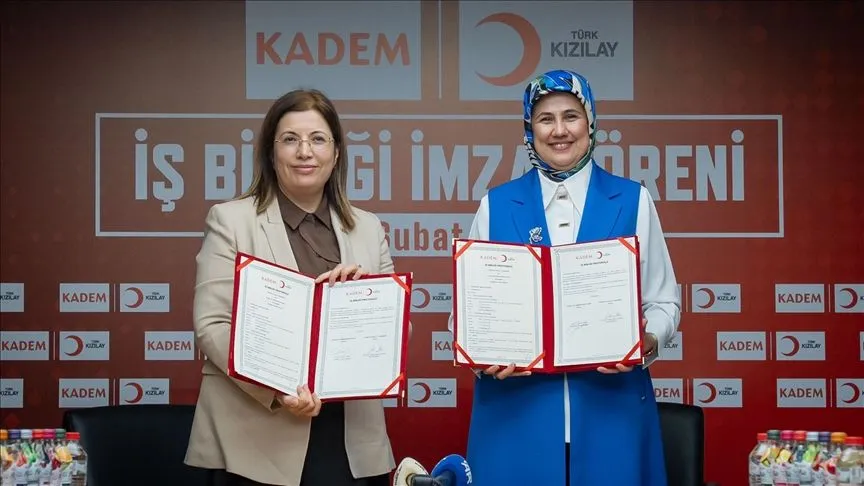 Türk Kızılay ile KADEM işbirliği protokolü imzaladı
