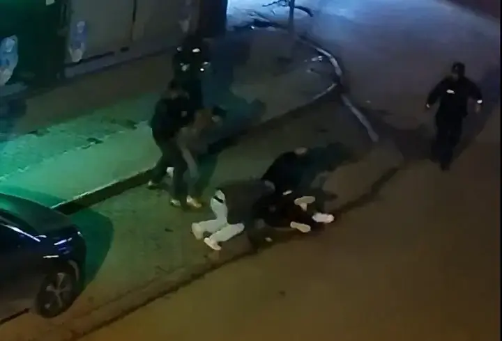 Bolu’da iki grup arasındaki kavga kamerada; bekçilerden biber gazlı müdahale