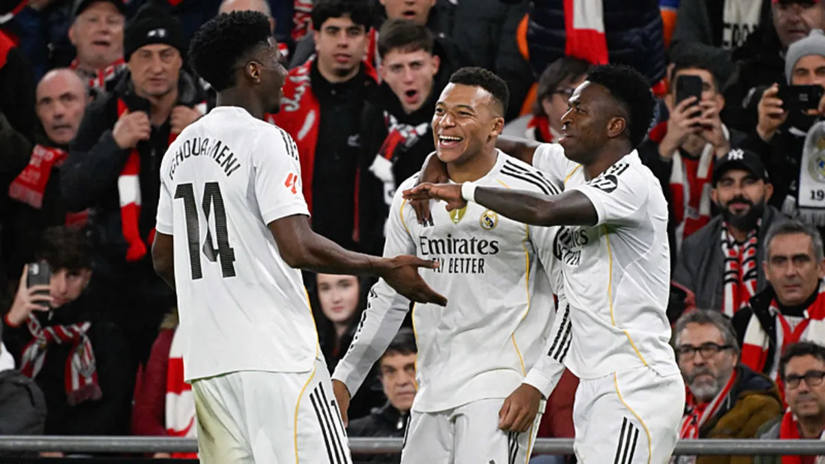Real Madrid, 3 maçlık galibiyet hasretini Athletic Bilbao karşısında bitirdi!
