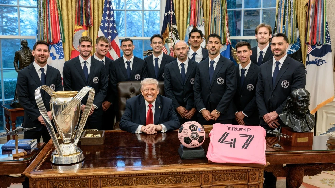 Trump İran saldırılarını anlattı, Messi ve Suarez alkışladı