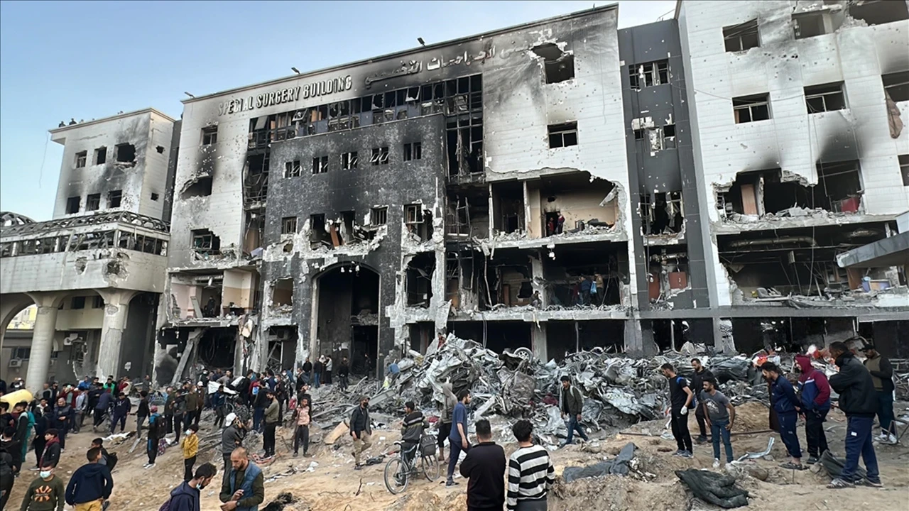 İsrail'den Şifa Hastanesi çevresine yeni boşaltma tehdidi!