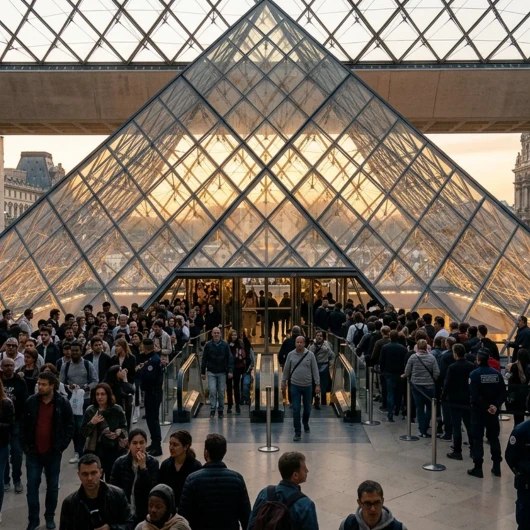 Paris’in Simgesi Louvre’a Eylem Engeli! Müze Kapılarını Kapattı