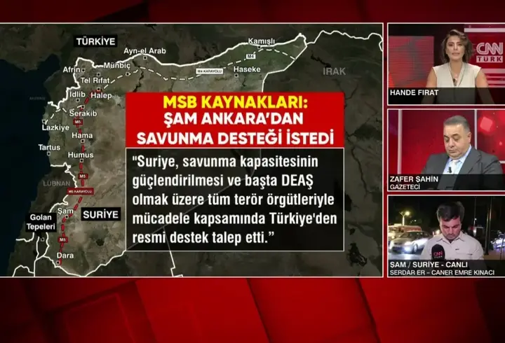 Hande Fırat son detayları CNN TÜRK'te anlattı: Şam'ı TSK mı koruyacak?