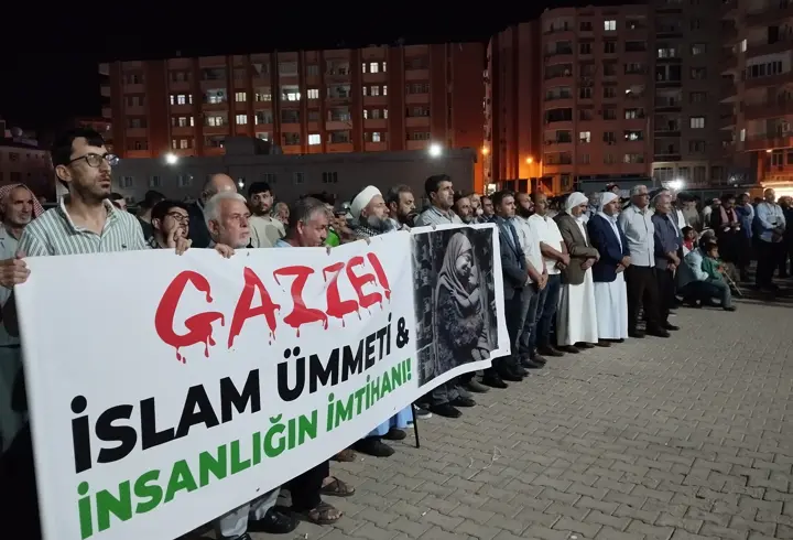 İsrail’in Sumud Filosu’na saldırısı, Mardin’de protesto edildi