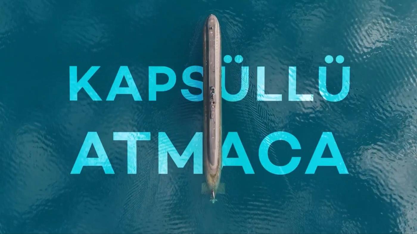 Denizaltından atılabilen ATMACA seyir füzesi ilk kez test edildi