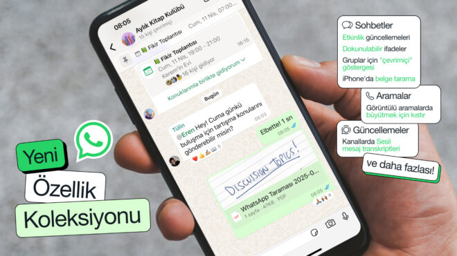 WhatsApp, kullanıma sunulan yeni özelliklerin özetini yayınladı