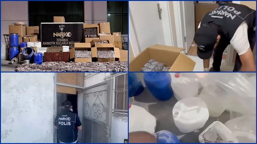 İstanbul ve Kocaeli'de 3 milyon 40 bin 771 uyuşturucu hap ele geçirildi
